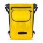 Kerékpáros hátizsák és oldaltáska, 23 literes, sárga